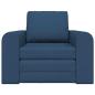 Preview: Boden Schlafsofa 2-in-1 Blau 98x71x83 cm Stoff