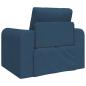 Preview: Boden Schlafsofa 2-in-1 Blau 98x71x83 cm Stoff
