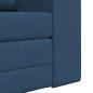 Preview: Boden Schlafsofa 2-in-1 Blau 98x71x83 cm Stoff