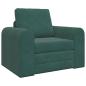 Preview: Boden Sofa Bett 2-in-1 Dunkelgrün 98x71x83 cm Velvet