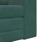 Preview: Boden Sofa Bett 2-in-1 Dunkelgrün 98x71x83 cm Velvet
