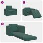 Preview: Boden Sofa Bett 2-in-1 Dunkelgrün 98x71x83 cm Velvet