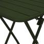 Preview: Gartentisch Klappbar Dunkelgrün 55x55x73 cm Stahl