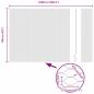 Preview: Sechseckzaun Grau 1.6x25 m Stahl
