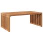 Preview: Gartentisch 90x49.7x36 cm Massivholz Teak