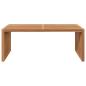 Preview: Gartentisch 90x49.7x36 cm Massivholz Teak