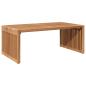 Preview: Gartentisch 90x49.7x36 cm Massivholz Teak