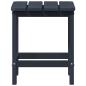 Preview: Adirondack Beistelltisch Marineblau 38x38x46 cm HDPE