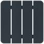 Preview: Adirondack Beistelltisch Marineblau 38x38x46 cm HDPE