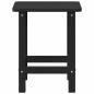 Preview: Adirondack Beistelltisch Schwarz 38x38x45 cm HDPE