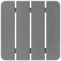 Preview: Adirondack Beistelltisch Hellgrau 38x38x45 cm HDPE