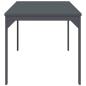 Preview: Gartentisch Dunkelgrau Aluminium Groß Erweiterbarer Tisch