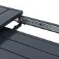 Preview: Gartentisch Dunkelgrau Aluminium Groß Erweiterbarer Tisch