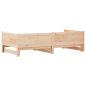 Preview: Ausziehbares Tagesbett 90x200 cm Massivholz Kiefer
