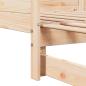 Preview: Ausziehbares Tagesbett 90x200 cm Massivholz Kiefer