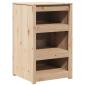 Preview: Outdoor Küchenschrank 55x55x92 cm Massivholz Kiefer