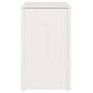 Preview: Küchenschrank Weiß 106x55x92 cm Massivholz Kiefer