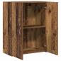 Preview: Büroschrank Altes Holz 60x32x77,5 cm Holzwerkstoff