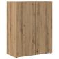 Preview: Büroschrank Eiche 60x32x77,5 cm Holzwerkstoff