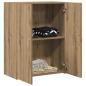Preview: Büroschrank Eiche 60x32x77,5 cm Holzwerkstoff