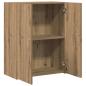 Preview: Büroschrank Eiche 60x32x77,5 cm Holzwerkstoff