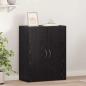Preview: ARDEBO.de - Büroschrank Schwarze Eiche 60x32x77.5 cm Holzwerkstoff