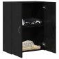 Preview: Büroschrank Schwarze Eiche 60x32x77.5 cm Holzwerkstoff