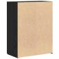Preview: Büroschrank Schwarze Eiche 60x32x77.5 cm Holzwerkstoff