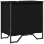 Preview: Waschbecken-Schrank Schwarze Eiche 60x35x60 cm Furniertes Holz