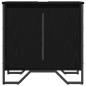 Preview: Waschbecken-Schrank Schwarze Eiche 60x35x60 cm Furniertes Holz