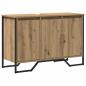 Preview: Waschbeckenschrank Eiche 91x35x60 cm Holzwerkstoff