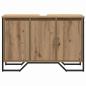 Preview: Waschbeckenschrank Eiche 91x35x60 cm Holzwerkstoff