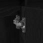 Preview: Waschbeckenschrank Schwarzes Eichenholz 91x35x60 cm Holzwerkstoff