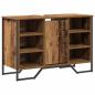 Preview: Waschbeckenschrank Altes Holz 91x35x60 cm Holzwerkstoff