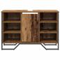 Preview: Waschbeckenschrank Altes Holz 91x35x60 cm Holzwerkstoff