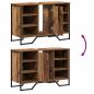 Preview: Waschbeckenschrank Altes Holz 91x35x60 cm Holzwerkstoff