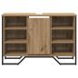Preview: Waschbecken Schrank Artisan Eiche 91x35x60 cm Holzwerkstoff