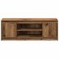 Preview: TV Schrank mit LED Altholz 139,5x34x50 cm Spanplatte