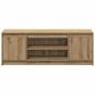 Preview: TV-Schrank mit LED Artisan Eiche 139,5x34x50 cm Holzwerkstoff