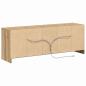 Preview: TV-Schrank mit LED Artisan Eiche 139,5x34x50 cm Holzwerkstoff