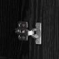 Preview: TV Schrank mit LED Schwarz Eiche 139,5x34x50 cm Holzwerkstoff
