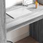 Preview: Schreibtisch mit Stauraum Grauer Sonoma 113x54x120 cm Holzwerkstoff