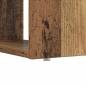 Preview: Schreibtisch mit Stauraum Alter Holz 113x54x120 cm Spanplatte