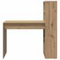 Preview: Schreibtisch mit Stauraum Artisan-Eiche 113x54x120 cm Ingenieurholz