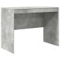 Preview: Schreibtisch Beton grau MDF 100 x 50 x 76 cm Rechteckig Modern