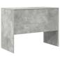 Preview: Schreibtisch Beton grau MDF 100 x 50 x 76 cm Rechteckig Modern