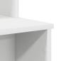 Preview: Schreibtisch mit Stauraum Weiß 120.5x44x88.5 cm Holzwerkstoff