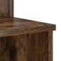 Preview: Schreibtisch mit Stauraum rauchige Eiche 120.5x44x88.5 cm Holzwerkstoff