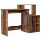 Preview: Schreibtisch mit Stauraum Alter Holz 120,5x44x88,5 cm Holzwerkstoff