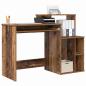 Preview: Schreibtisch mit Stauraum Alter Holz 120,5x44x88,5 cm Holzwerkstoff